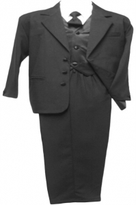 BOYS CHRISTENING TUXEDOS (BLACK) 0512234
